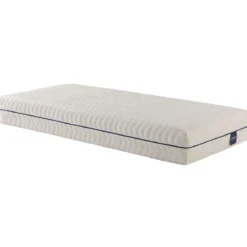 Ensemble matelas naturel ressorts et latex naturel, sommier, pieds, couette et oreiller Aube 600 - SOMEO