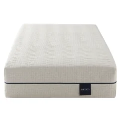 Ensemble matelas naturel ressorts et latex naturel, sommier, pieds, couette et oreiller Aube 600 - SOMEO