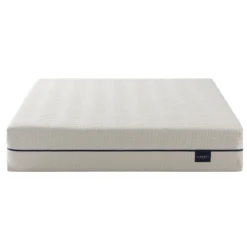 Ensemble matelas naturel ressorts et latex naturel, sommier, pieds, couette et oreiller Aube 600 - SOMEO