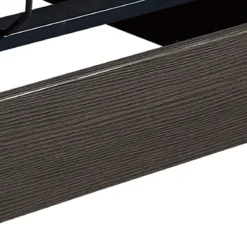 Ensemble matelas relaxation 100% latex, sommier TPR, pieds Crépuscule 500 - SOMEO