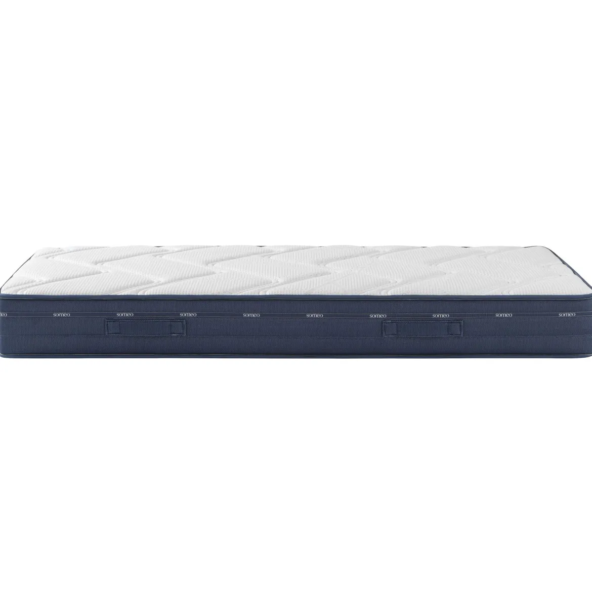 Ensemble matelas ressorts et mémoire de forme, sommier Lune et pieds Rêve 500 - SOMEO