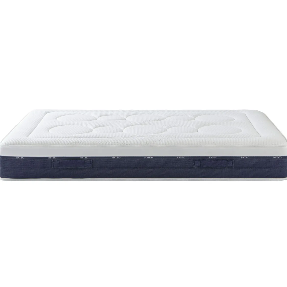 Ensemble matelas ressorts et mémoire de forme, sommier Constellation et pieds Rêve 600 - SOMEO