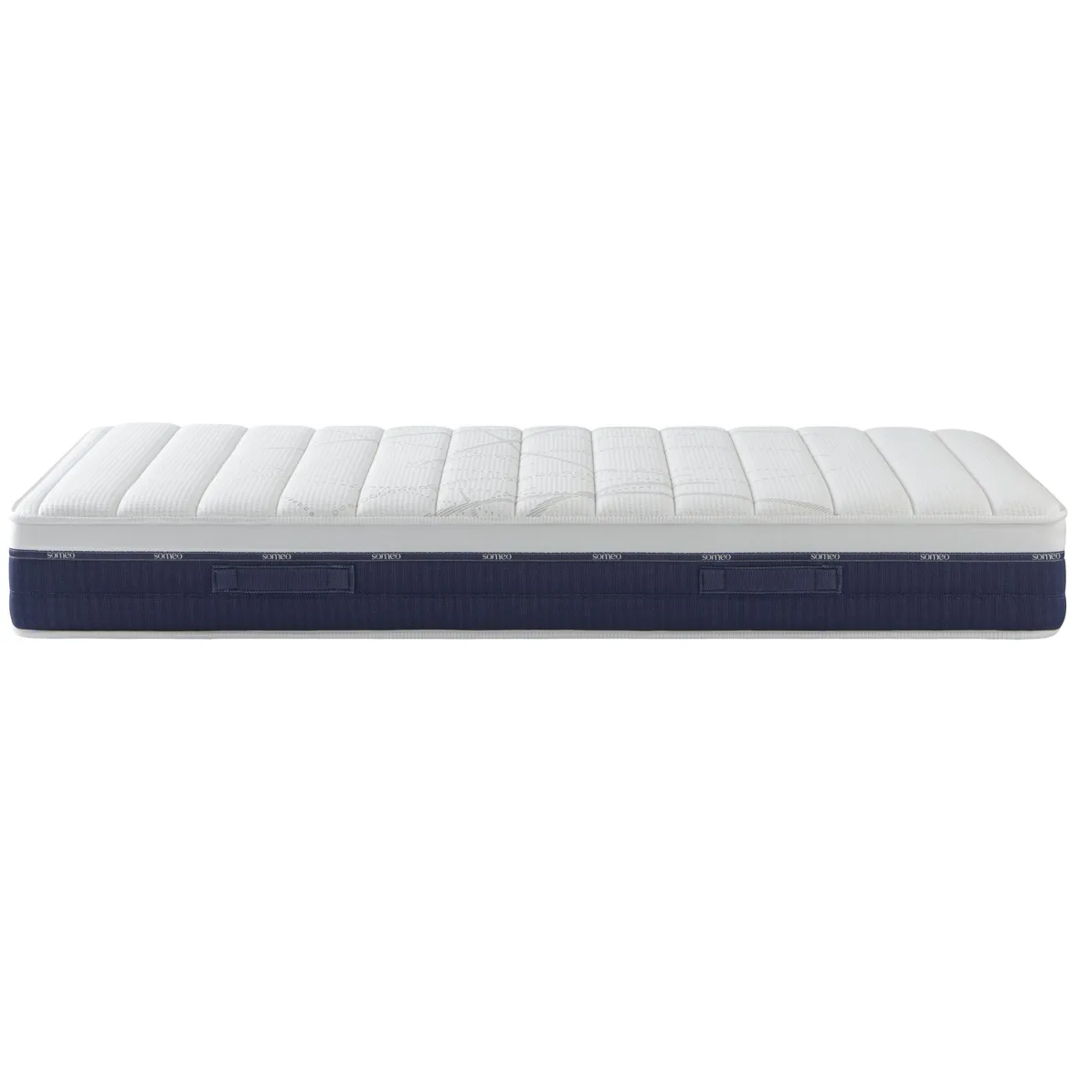 Ensemble matelas ressorts et mémoire de forme, sommier Constellation et pieds Rêve 600 - SOMEO