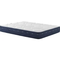 Ensemble matelas ressorts et mémoire de forme, sommier, pieds, couette et oreiller Rêve 500 - SOMEO