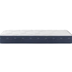 Ensemble matelas ressorts et mémoire de forme, sommier, pieds, couette et oreiller Rêve 500 - SOMEO
