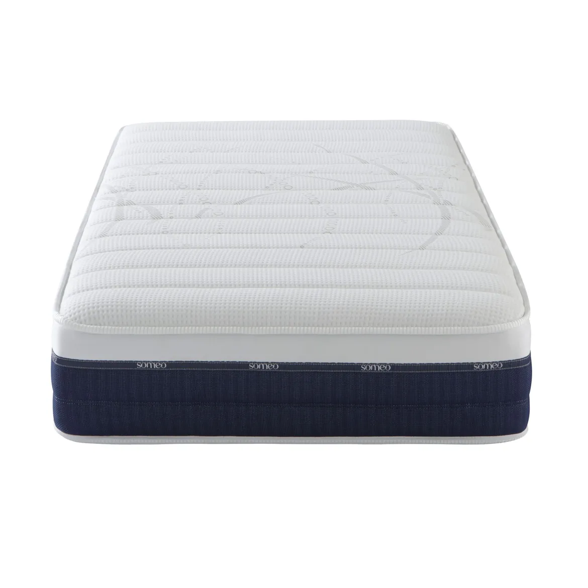 Ensemble matelas ressorts et mémoire de forme, sommier et pieds Rêve 600 - SOMEO
