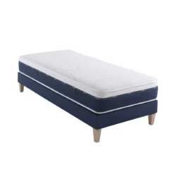 Ensemble matelas ressorts et mémoire de forme, sommier et pieds Rêve 600 - SOMEO