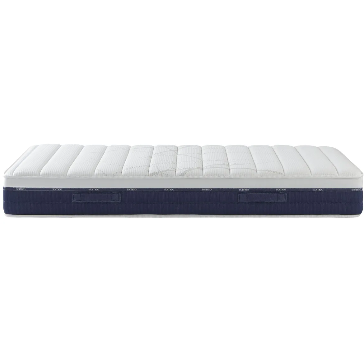 Ensemble matelas ressorts et mémoire de forme, sommier et pieds Rêve 600 - SOMEO