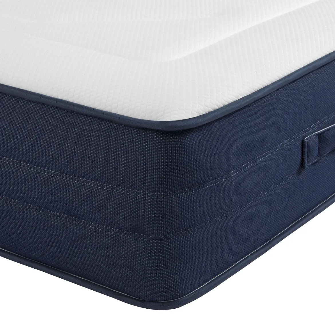 Ensemble matelas ressorts, latex et mémoire de forme, sommier, pieds, tête de lit, couette et oreiller Rêve 700 - SOMEO