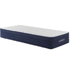 Ensemble matelas ressorts, latex et mémoire de forme, sommier Constellation et pieds Rêve 700 - SOMEO