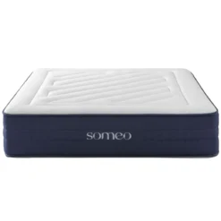 Ensemble matelas ressorts, latex et mémoire de forme, sommier Constellation et pieds Rêve 700 - SOMEO