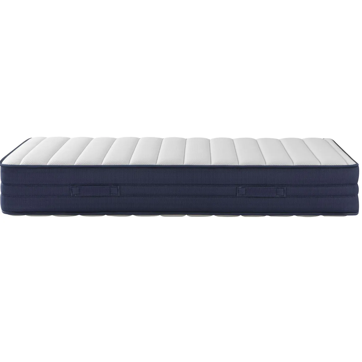 Ensemble matelas ressorts, latex et mémoire de forme, sommier, pieds, couette et oreiller Rêve 700 - SOMEO