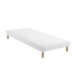 Ensemble matelas ressorts, sommier Lune et pieds Rêve 300 - SOMEO