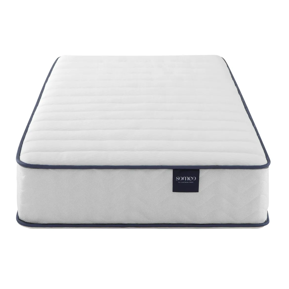 Ensemble matelas ressorts, sommier, pieds, couette et oreiller Rêve 300 - SOMEO