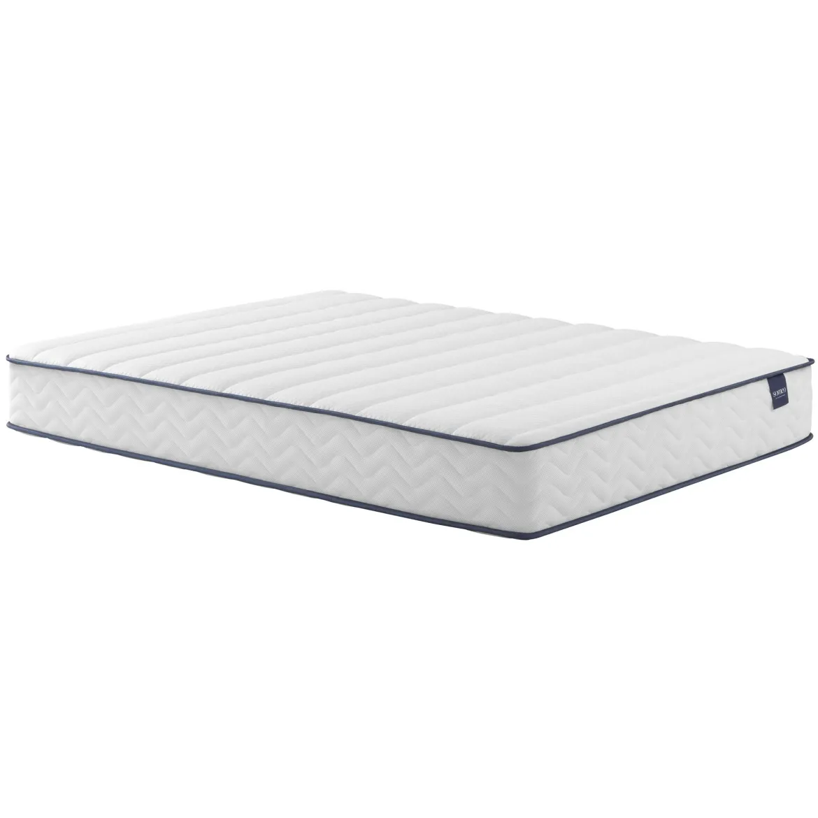 Ensemble matelas ressorts, sommier, pieds, tête de lit, couette et oreiller Rêve 300 - SOMEO