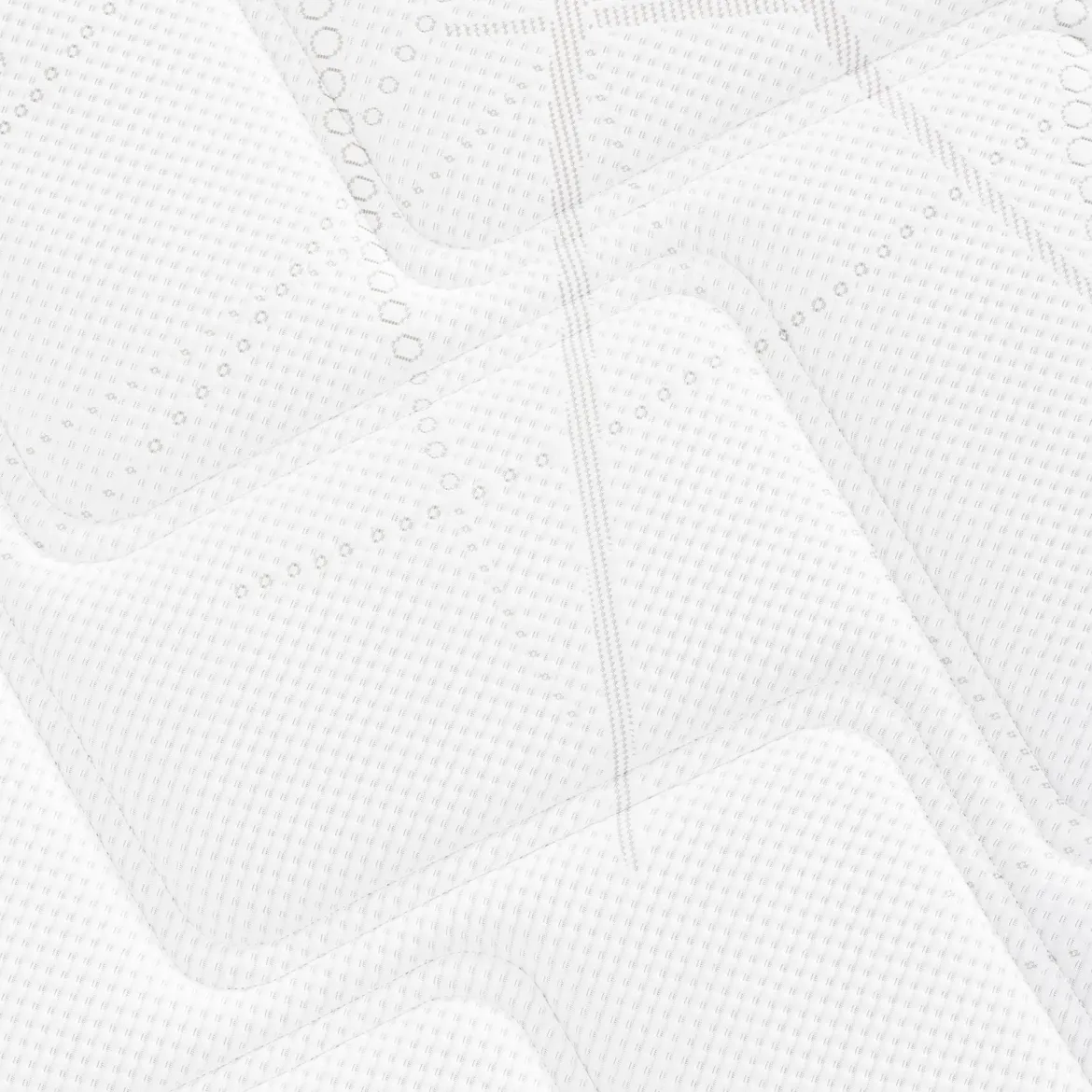 Ensemble matelas rond mousse, sommier et pieds Aurore 400 - SOMEO diamètre 215