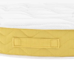Ensemble matelas rond mousse, sommier et pieds Aurore 400 - SOMEO diamètre 215