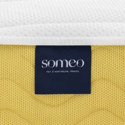 Ensemble matelas rond mousse, sommier et pieds Aurore 400 - SOMEO diamètre 215