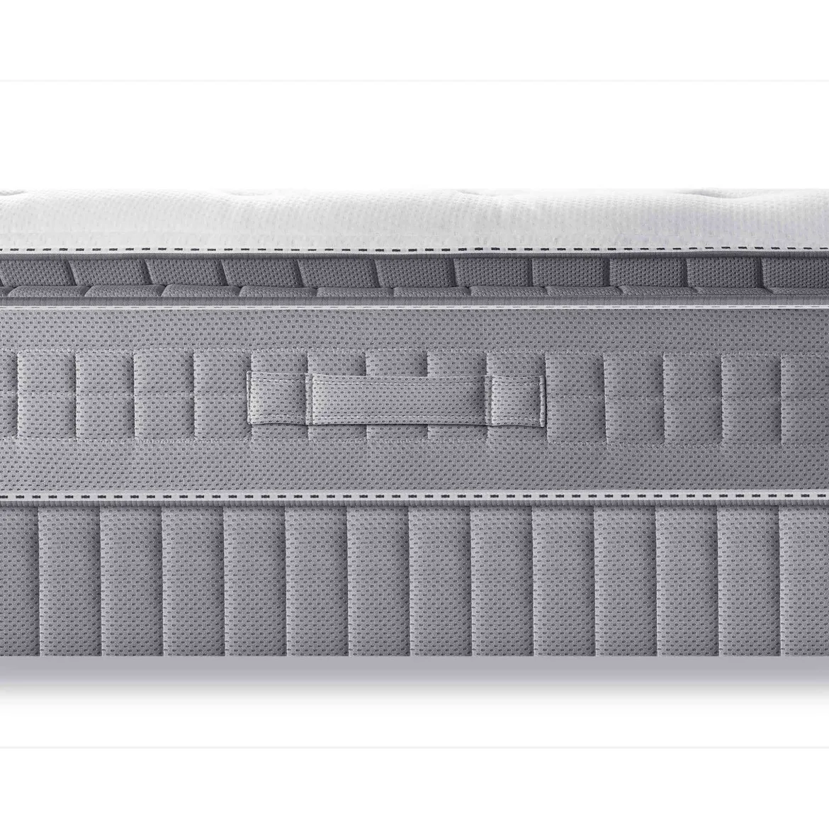 Ensemble matelas sommier pieds Simmons 651 ressorts ensachés + surmatelas intégré SW5