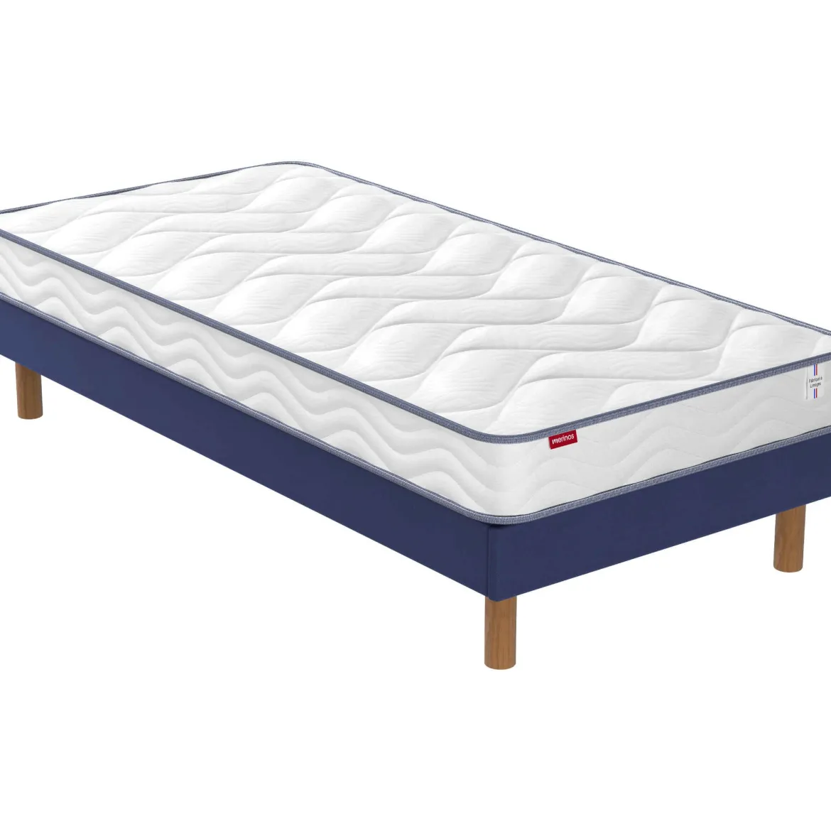 Ensemble sommier et matelas enfant mousse ferme Merinos Sun