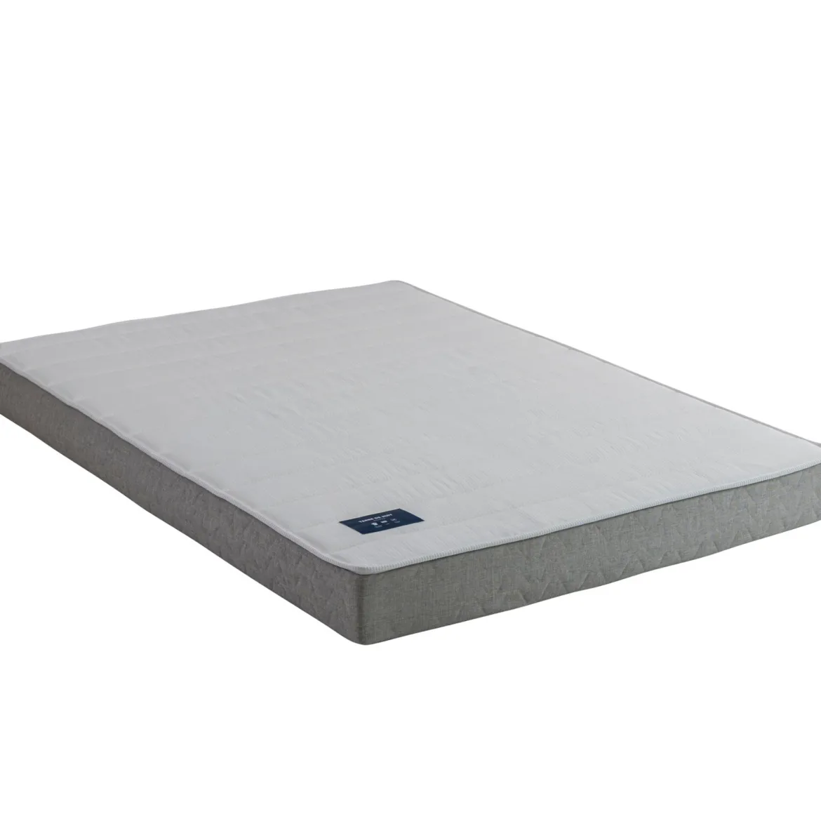 Ensemble sommier et matelas latex & mousse ferme Terre de Nuit Aisance 2.0