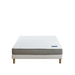 Ensemble sommier et matelas latex & mousse ferme Terre de Nuit Aisance 2.0