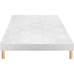 Ensemble sommier et matelas latex ferme Merinos Happy Lit