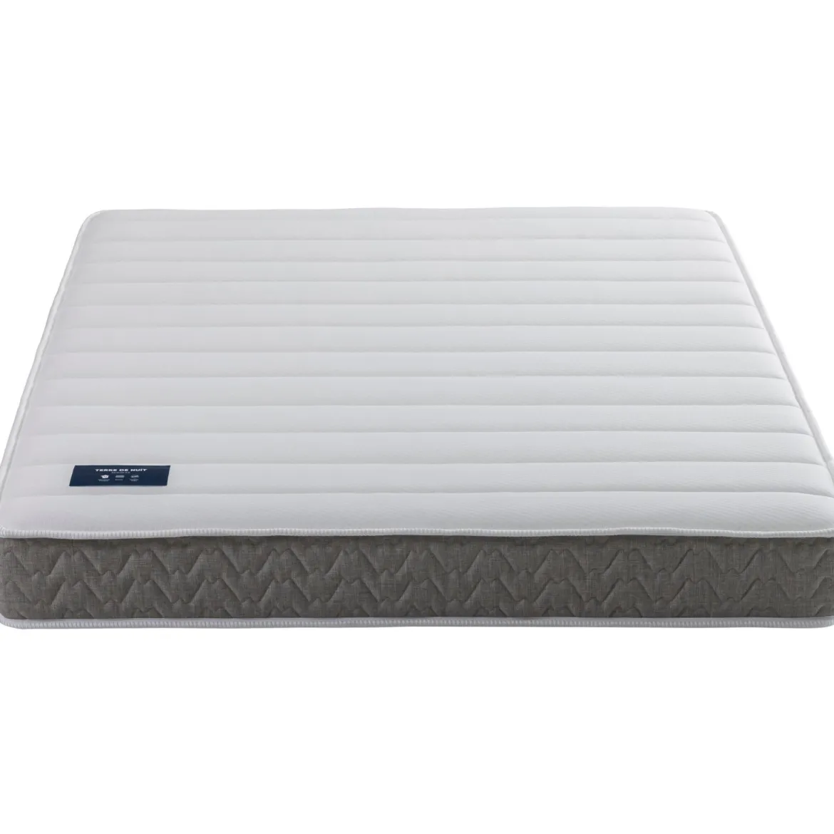 Ensemble sommier et matelas mousse ferme Terre de Nuit Sérénité 2.0