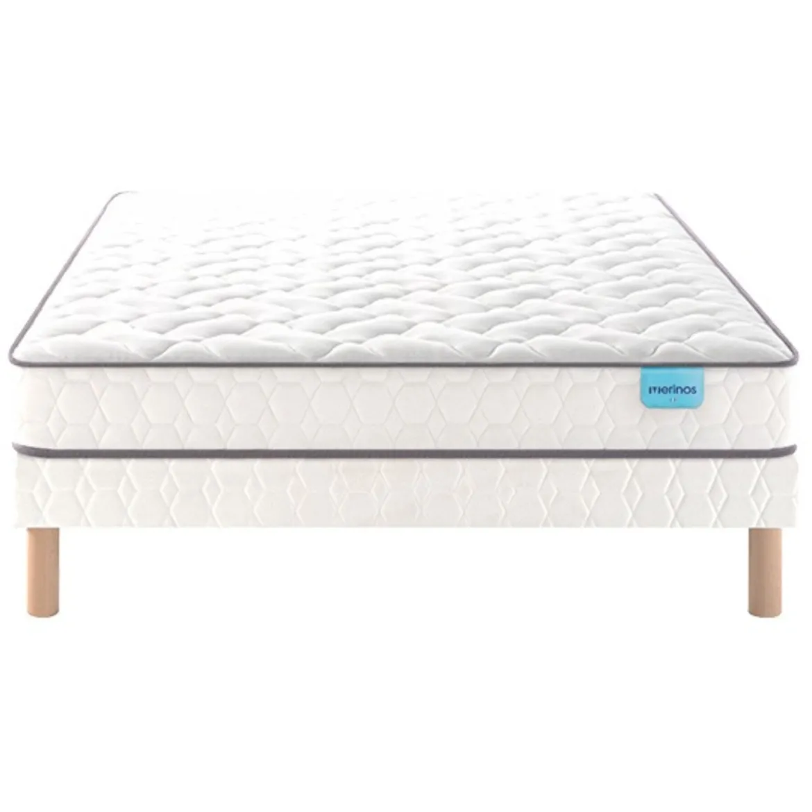 Ensemble sommier et matelas mousse très ferme Merinos Optilit