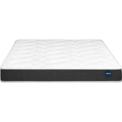 Ensemble sommier et matelas mousse ferme Bultex Essential Gris