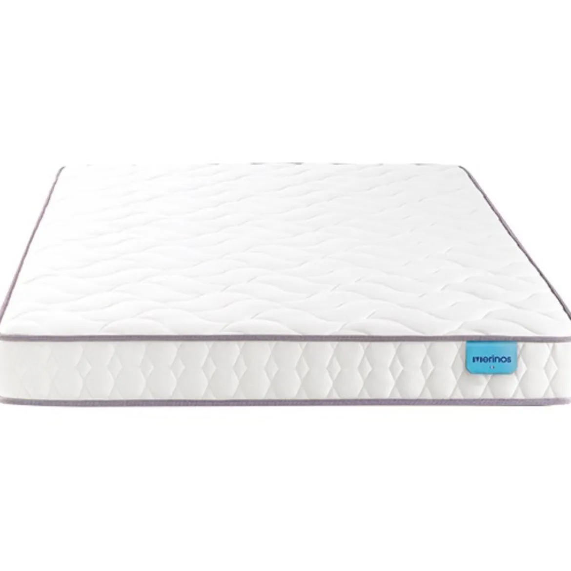 Ensemble sommier et matelas mousse HD et mémoire de forme très ferme Merinos Chill Bed
