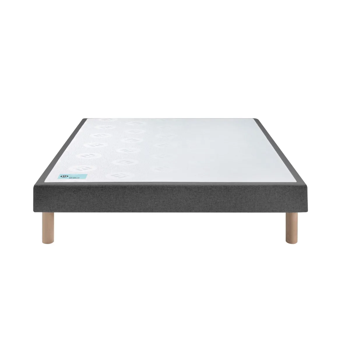 Ensemble sommier et matelas mousse HD et mémoire de forme très ferme Merinos Chill Bed