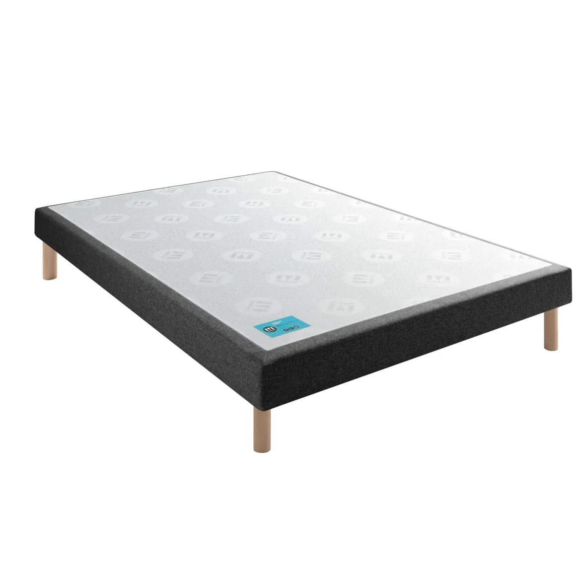 Ensemble sommier et matelas mousse HD et mémoire de forme très ferme Merinos Chill Bed