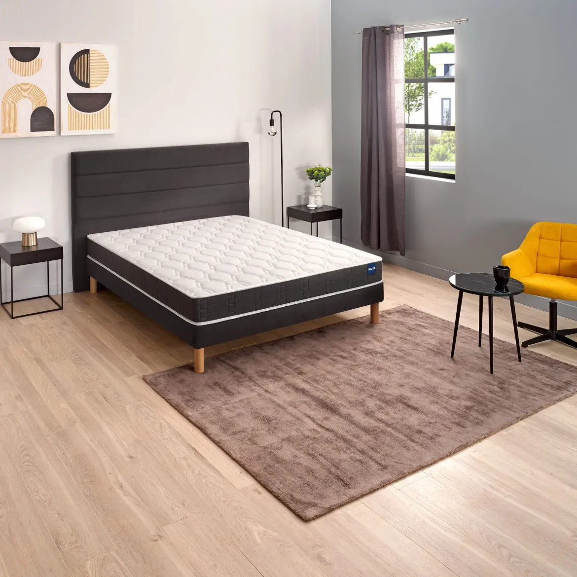 Ensemble sommier et matelas mousse ferme Bultex Regular