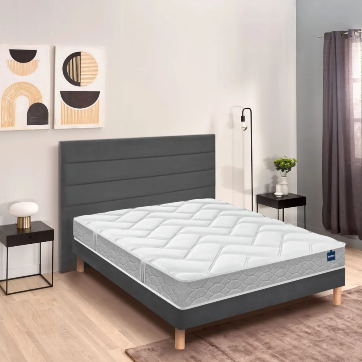 Ensemble sommier et matelas mousse ferme Bultex Regular