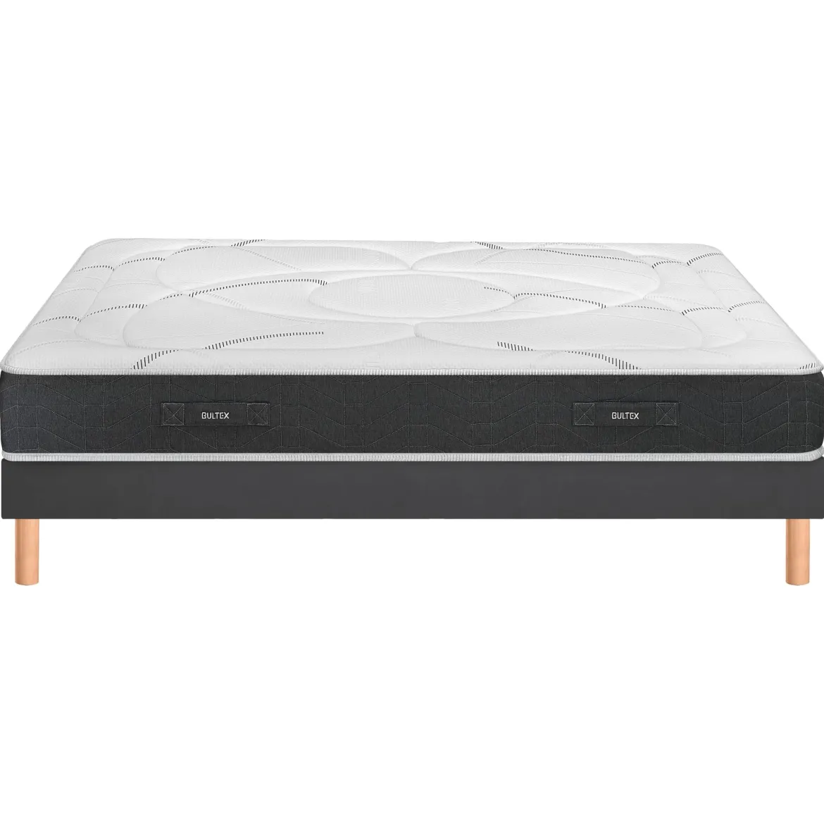 Ensemble sommier et matelas mousse & mémoire de forme moelleux Bultex Recovery
