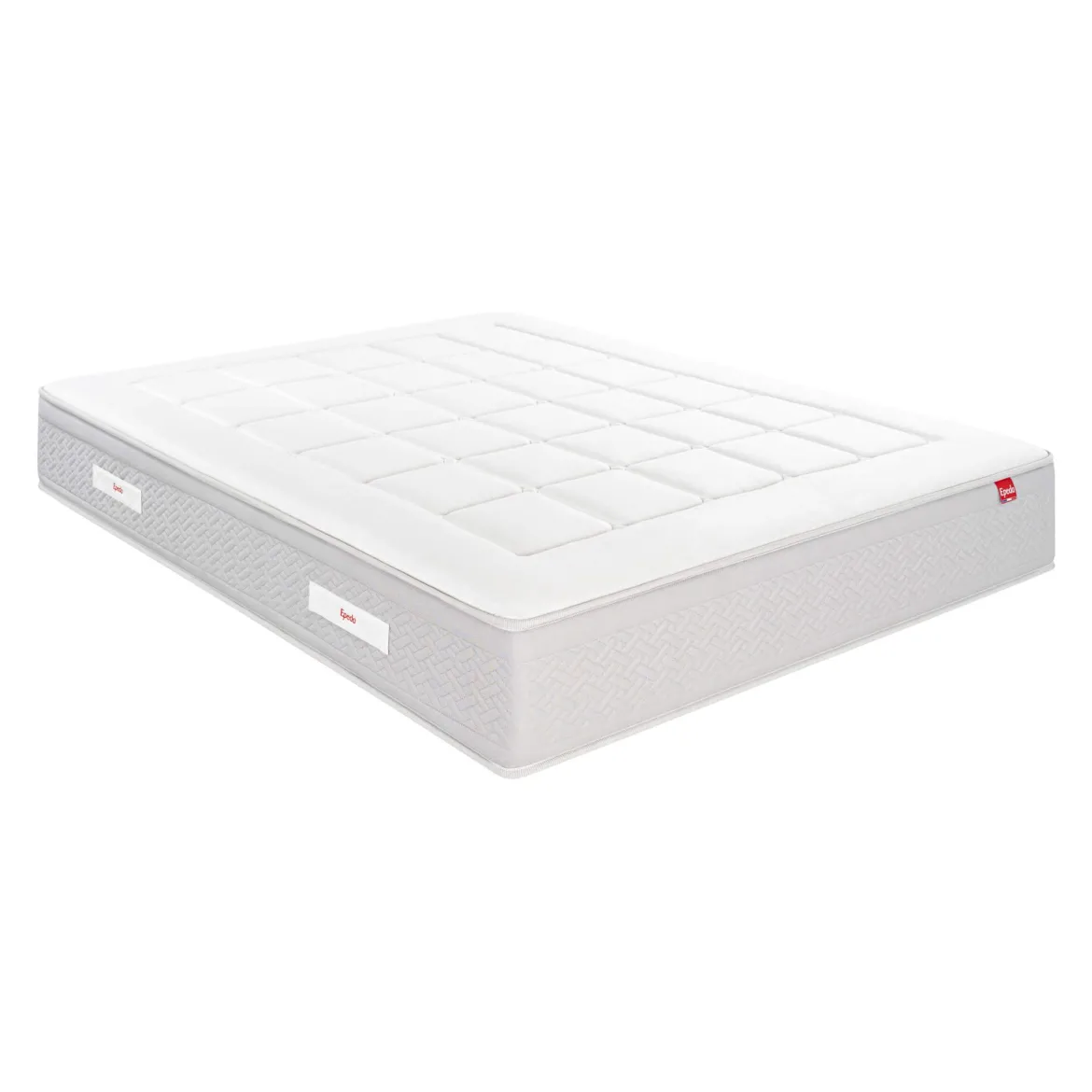Ensemble sommier et matelas ressorts ensachés et mémoire de forme ferme Epeda Escapade