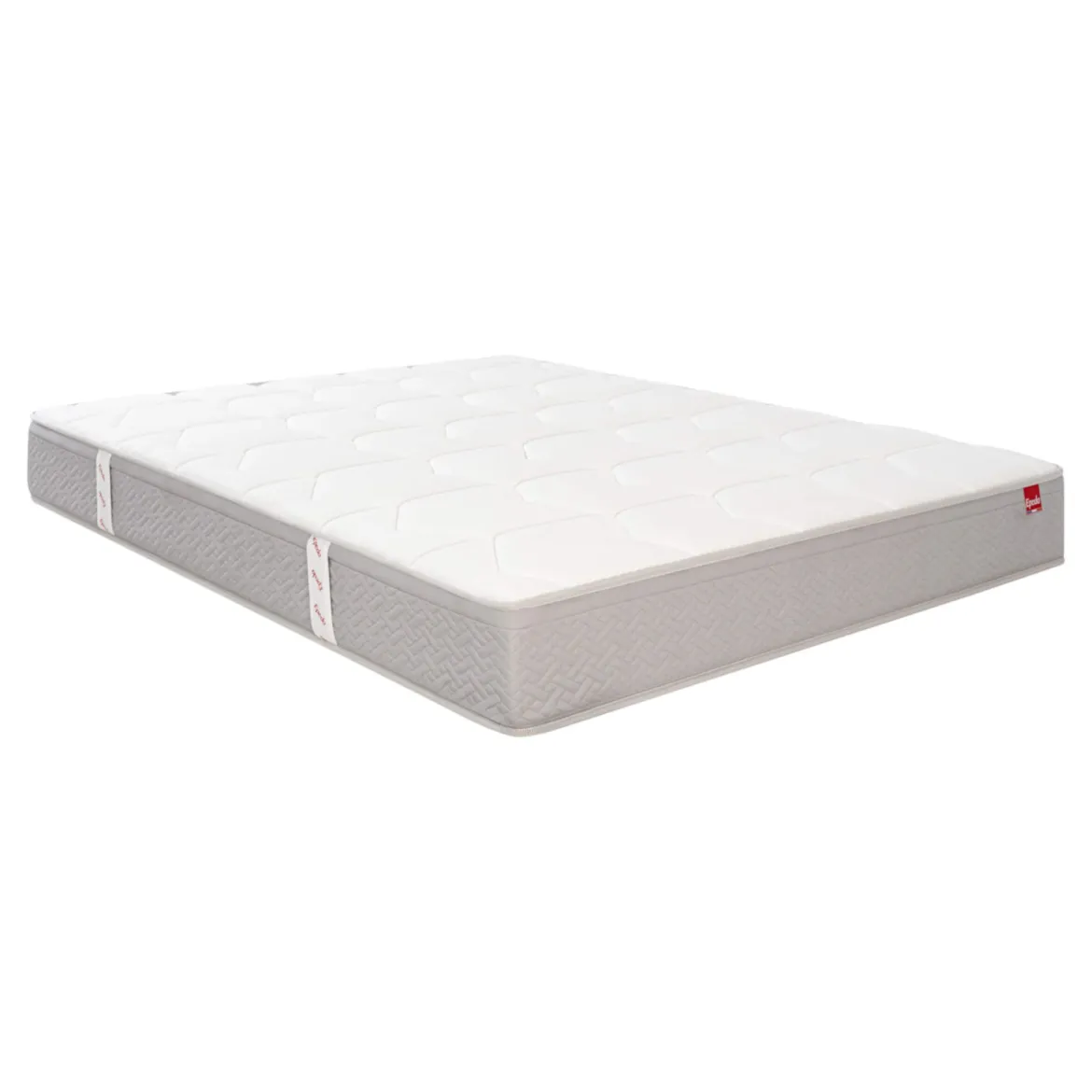 Ensemble sommier et matelas ressorts ensachés et mémoire de forme ferme Epeda Destination