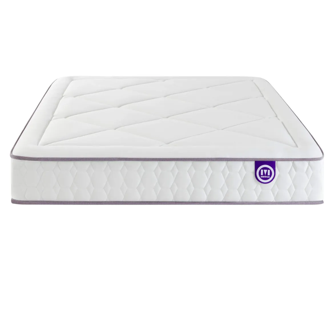 Ensemble sommier et matelas ressorts, mémoire de forme et latex ferme Merinos Full Bed