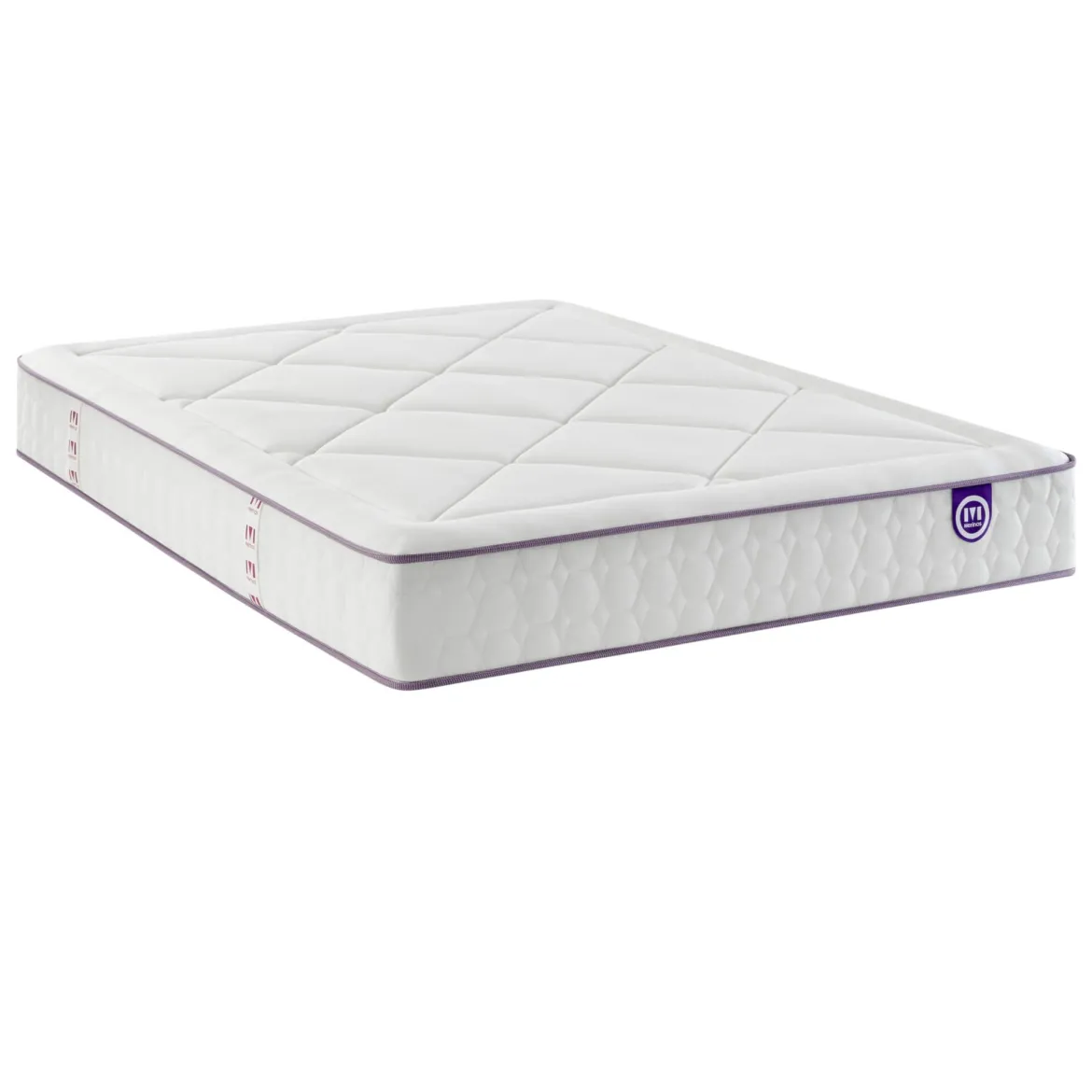 Ensemble sommier et matelas ressorts, mémoire de forme et latex ferme Merinos Full Bed