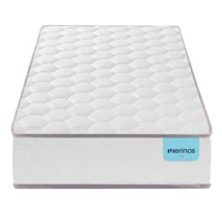Ensemble sommier et matelas ressorts ensachés ferme Merinos Natty