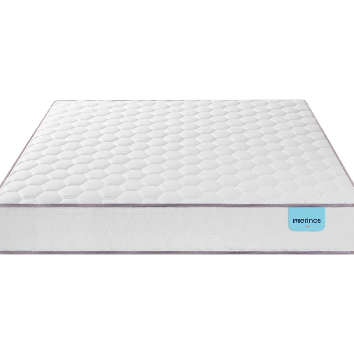 Ensemble sommier et matelas ressorts ensachés ferme Merinos Natty
