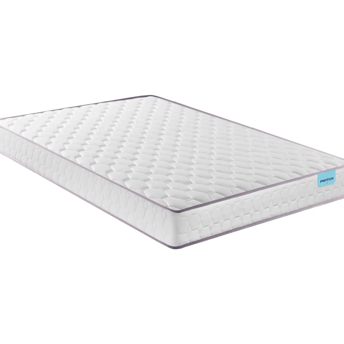 Ensemble sommier et matelas ressorts ensachés ferme Merinos Natty