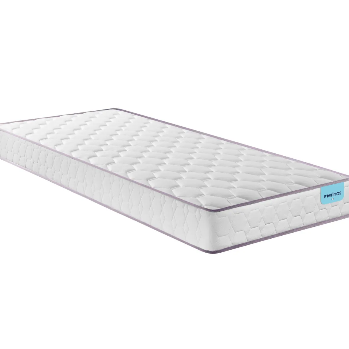 Ensemble sommier et matelas ressorts ensachés ferme Merinos Natty