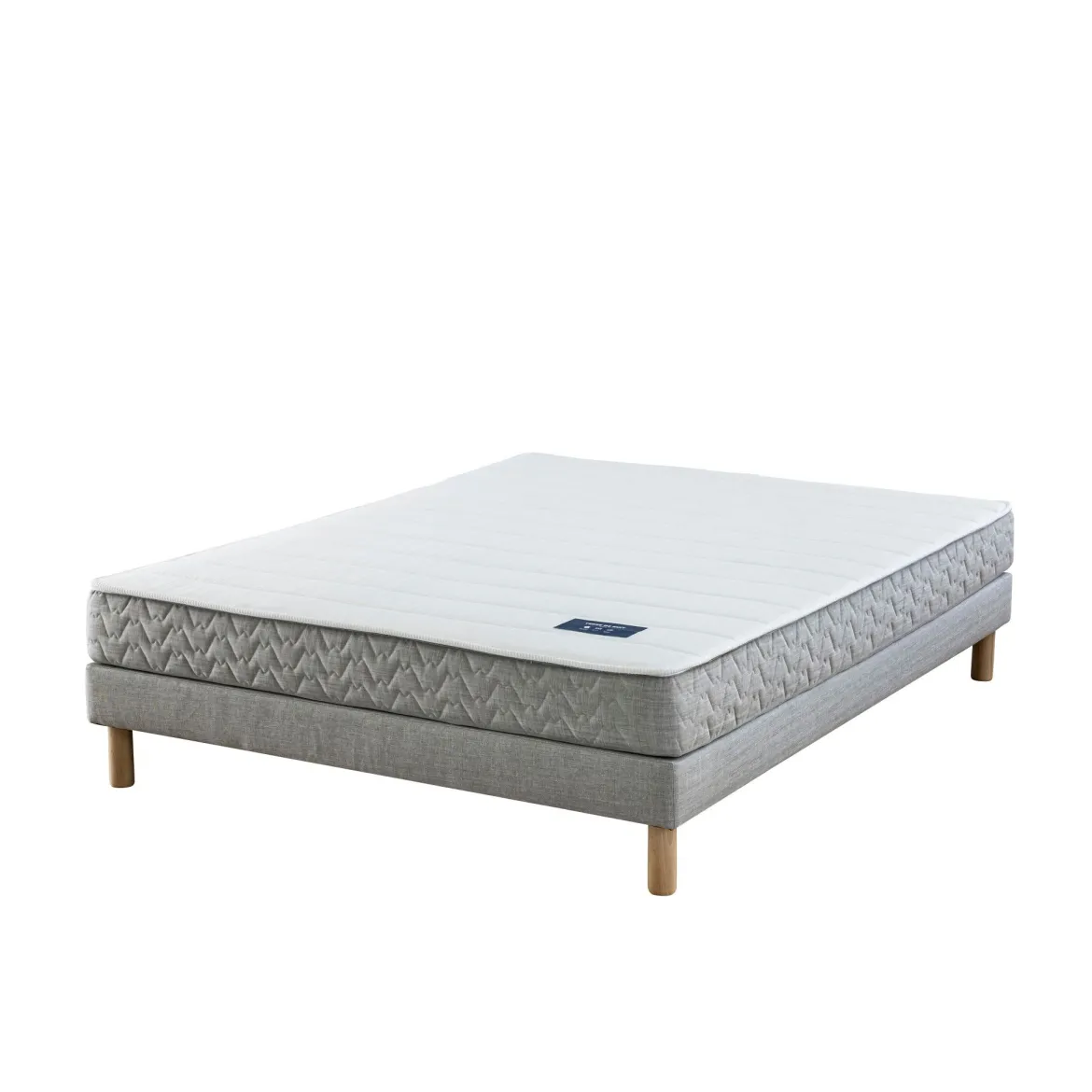Ensemble sommier et matelas ressorts ensachés ferme Terre de Nuit Poésie