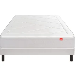 Ensemble sommier et matelas ressorts multi-actifs mi-ferme Epeda Échappée
