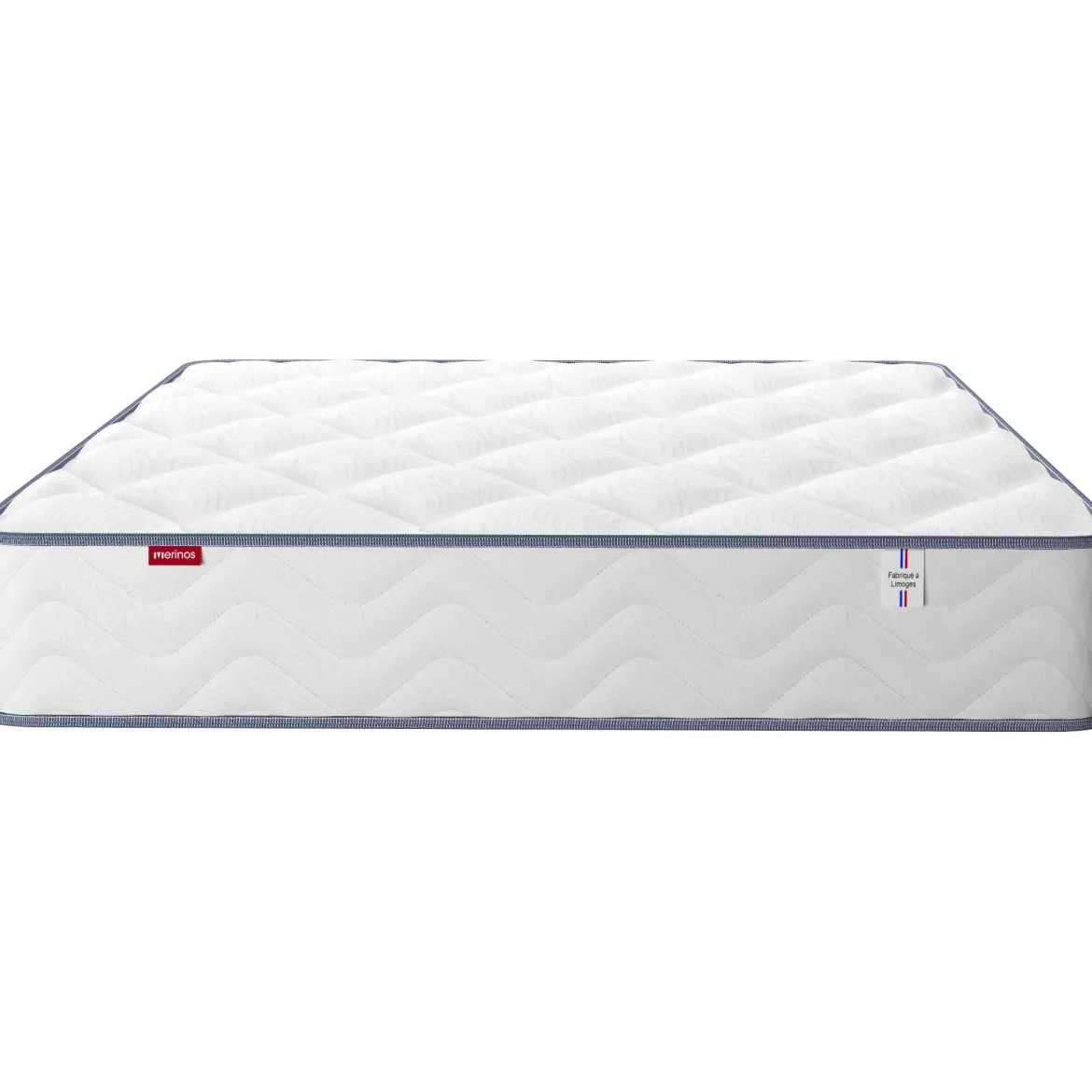 Ensemble sommier et matelas ressorts et mémoire de forme ferme Merinos Sweety