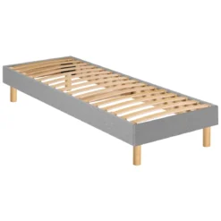 Ensemble sommier et matelas ressorts et mémoire de forme ferme Merinos Sweety