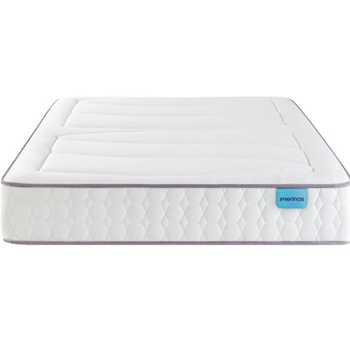Ensemble sommier et matelas ressorts et mémoire de forme ferme Merinos Beauty Bed