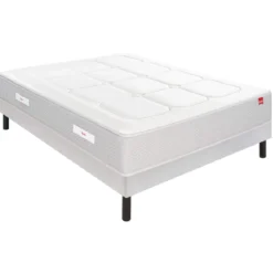 Ensemble sommier et matelas ressorts multi-actifs ferme Epeda Inoubliable
